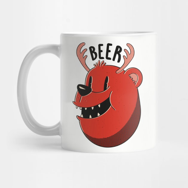 Beer Bear and Deer by Gigi's Shop